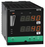 40TB - 温度和压力输入指示器/警报单元,双显示