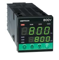 800V - 电动阀控制器,1/16 DIN标准导轨安装