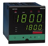 1800V - 电动阀控制器,1/4 DIN
