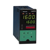 1600V - 电动阀PID控制器,1/8 DIN标准导轨安装